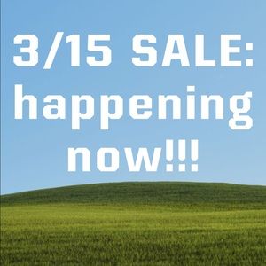 3/15 SALE!!!!!